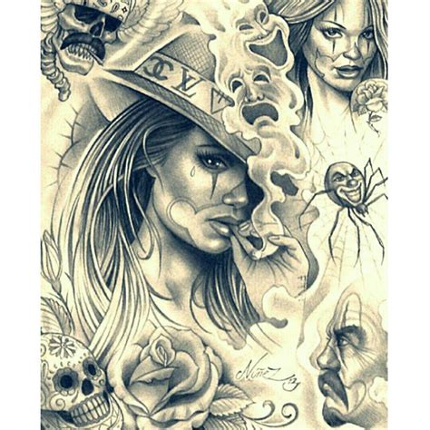 chicano drawings ideas|easy chicano art to draw.